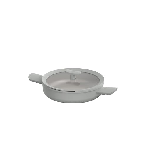 BergHOFF Leo Doppelgriffige Schmorbratenpfanne mit Deckel Balance Moonmist 26 cm - Leo