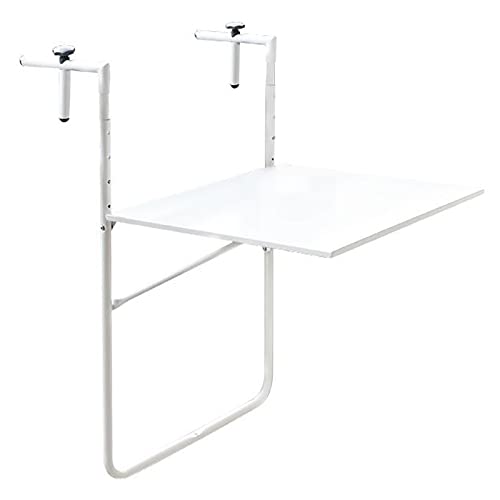 Table pliante suspendue pour aménager un petit balcon étroit
