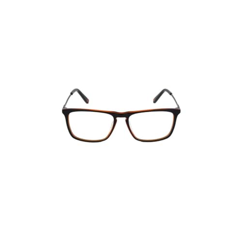 Gafas Fila VFI538 hombre montura negra y naranja talla 55