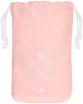 Dock & Bay Quick Drying Towel - for Sports & Gym - Compact, Lightweight - 100% Recycled - Includes Bag - Essential - Island Pink - Extra Large (200x90cm, 78x35)