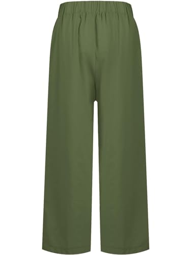 Women's Linen Pants for Women Trendy Loose Linen Pants Cotton Loose Fit Pants4