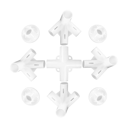 Namvo Kit de Connexion de tonnelle 9 pièces – Pièces de Rechange durables pour Bases de Tente, auvent de tonnelle, Accessoires d'angle et de Centre pour Le...