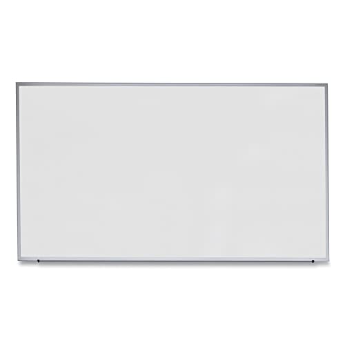 Universal Dry Erase Marker Board, Melamine, 72 X 48, Silver Aluminum Frame #TOP18