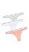 Calvin Klein Women's Carousel Thong Panty, Pack of Three