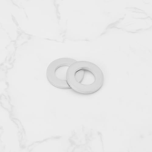 LT Easiyl 20 Stück Ölablassschraubendichtungen Kompatibel mit Kawasaki Ninja H2 SX (ZX1002PPFNN)/W800 (EJ800EPFNN) OE 92065-097 Außendurchmesser 22 Mm Innendurchmesser 12 Mm Höhe 2 Mm Aluminium