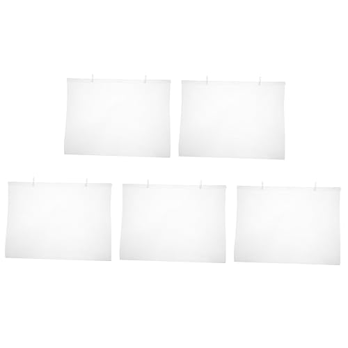 HAPINARY 5pcs Removable Garage Sale Tags Plastic Tag Covers Handwritten Stickers Commodity Covers for Warehouse Display