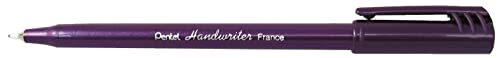 Pentel Handwriter Pen, Black Ink, 0.5mm tip, 1 Pack of 12 Pens