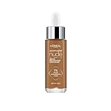 L’Oréal Paris Accord Parfait, Sérum Con Color Rellenador, Con Ácido Hialurónico Puro 1% y 7% de Glicerina, Acabado Natural, Piel Más Lisa y Luminosa, Accord Parfait Serum, Tan Deep (7-8)