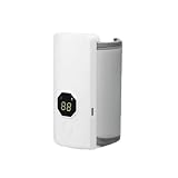 Mediawave Store – Scaldabiberon Portatile USB con Batteria 2000mAh Schermo LED e Temperatura Regolabile Ricaricabile per Latte in Polvere e Materno senza fili