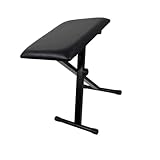 Vaguelly Höhenverstellbare Klavierbank X Style mit Dicker Polsterung Faltbarer Keyboard Hocker aus...