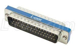 L-com DGB Series Slimline Gender Changer DB50 Male/Male