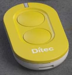 Remote Control Ditec/Entrematic 433.92Mhz ZEN2Y Yellow 2 Buttons with Rolling Code