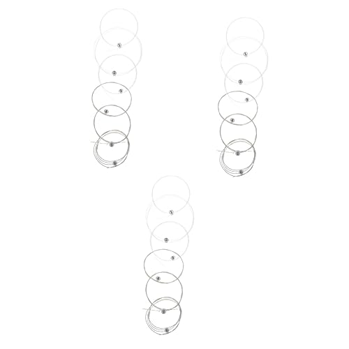 SUPVOX 3sets Guitar Strings Nylon Replaceable Strings for Guitar Acoustic Set 6pcs*3