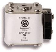 Cooper Bussmann - 170M1368-170M1368 - Fuse, Industrial/Power, 170M Series, 125 A, 700 V, 40mm x 100mm x 20mm, 1.57 x 3.94 x 0.79