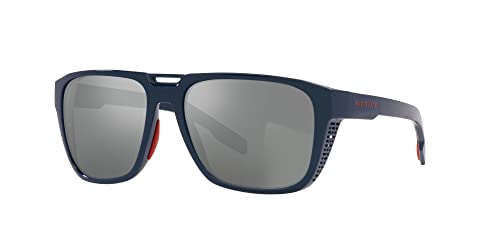 Native Eyewear Men's Mammoth Square Sunglasses, Polarized Silver Reflex, 57 mm2