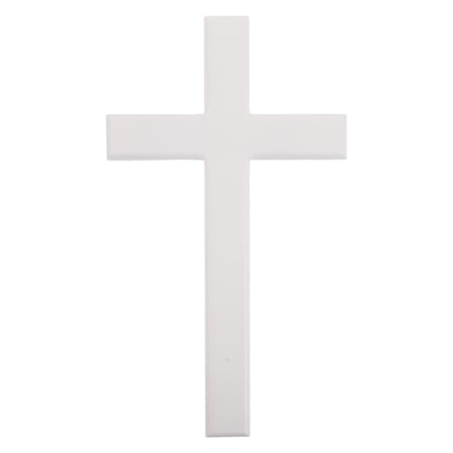 Cruz de madera de pared para bautizos religiosos y adornos de pascua en salón