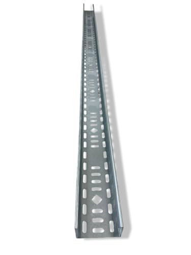 1,5m Kabelbahn 100x60 verzi. Kabelrinne Kabeltrasse Kabelkanal Silber