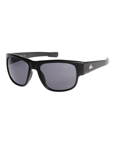 Quiksilver Pumping Lunettes de Soleil, Negro Brillante/Gris, Taille Unique para Hombre