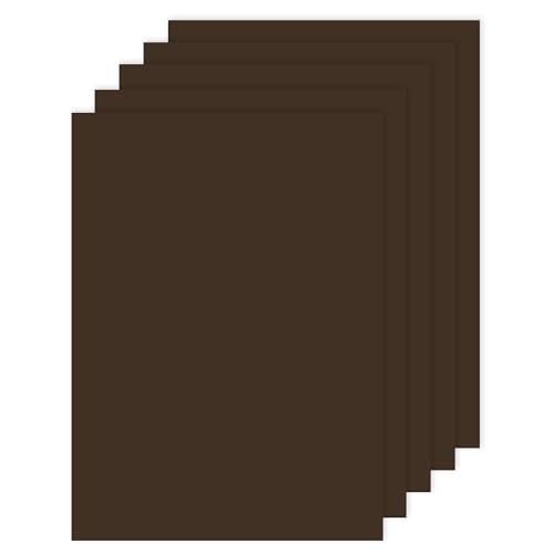 Image of Lakeer A3 Dark Brown Color Board - Cardstock Paper Board, Hardboard | 600 GSM - Pack of 5 Pcs | for Scrapbooking, Art, Craft, Poster, DIY, Etc.