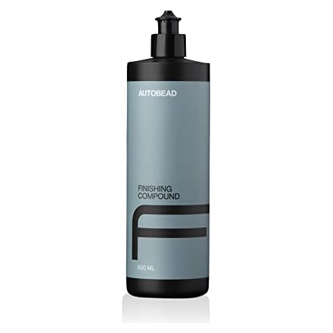 Autobead Finishing Compound 500ml - Silicone & Fillers Free Car Polish Permanently Removes Light Swirls, Holograms and 3000 Grit Sanding Marks Cover
