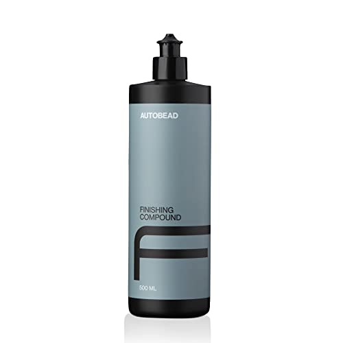 Autobead Finishing Compound 500ml - Silicone & Fillers Free Car Polish Permanently Removes Light Swirls, Holograms and 3000 Grit Sanding Marks