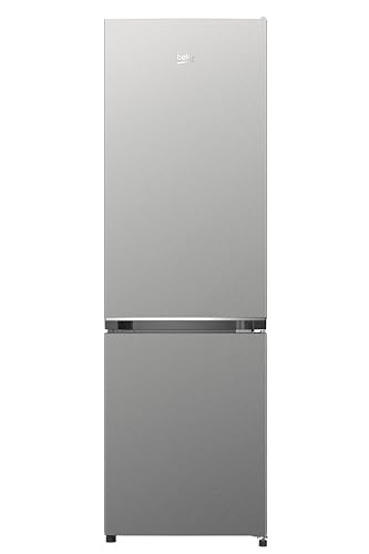 Beko B3RCSO255XB freistehende Kühl/-Gefrierkombination, 262 l Nettovolumen, 187 l Kühlen, 75 l Gefrieren, MinFrost, Supergefrierfunktion, 3 Gefrierschubladen, Inox