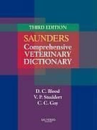 Saunders Comprehensive Veterinary Dictionary Hard Cover - 