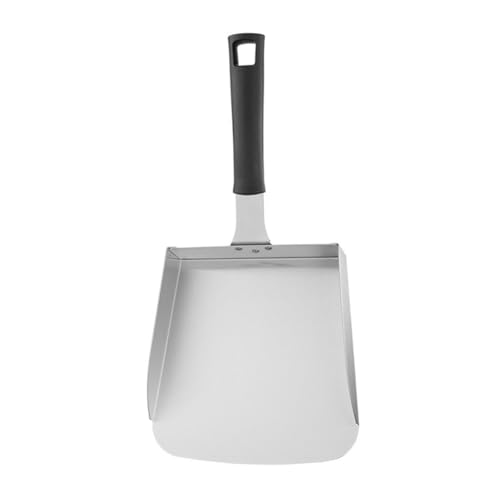 VINTORKY Espátula Para Pizza Pala Para Papas Fritas Pala De Cocina De Restaurante Suministro De Cocina Pala Para Servir Comida Cuchara Para Plancha De Cocina Pala De Grano Acero Inoxidable