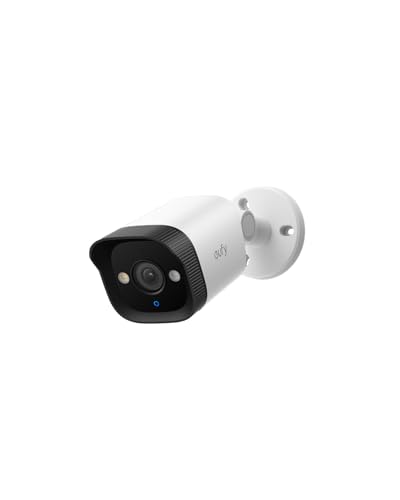 Image of eufy PoE Bullet Security Camera E40, NVR Add On Cam, Requires eufy NVR, 4K UHD, 122 FOV, F1.6 Color Night Vision, 24 /7 Recording, Human /Vehicle /Pet AI Detection, Red and Blue Strobe, Plug and Play