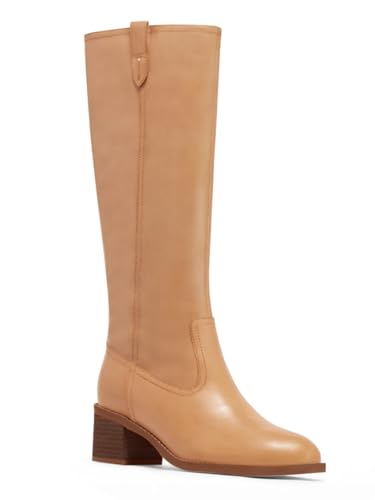 Coutgo Womens Knee High Boots Low Chunky…