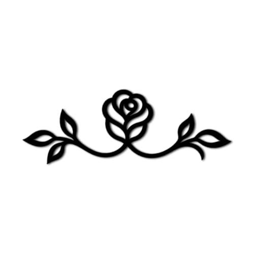 Rose Flower Metal Wall Art Decor Outdoor Decor Metal Signs