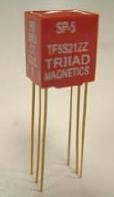 SP-5 - Audio Transformer, 7.1:1, 50 kohm, 1 kohm, 25 mW, 100 kHz, 1 kVrms