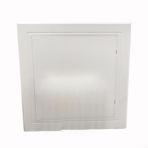 Access Panel for Walls, Hinged ABS Inspection Door for Plumbing and Electrical Systems, White Wall Access Hatch Cover Compatible with Standard Wall Openings,（200 * 200mm）