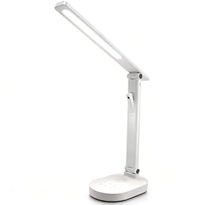 Smart Desk Lamp for Kids with 1080P Security Camera, 2-Way Audio, Desk Lamps for Home Office with Stable Base and 5 Lighting Modes, Table Lamp for Study with security camera for Work, Reading