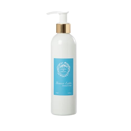 Giardini di Toscana - Bianco Latte Body Cream | Amber-Gourmand Olfactory Family | Suitable for Sensitive Skin (250 ml | 8.4 fl oz)