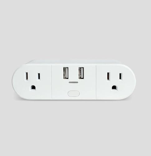 Emerson SmartVoice 4-in-1 Dual Wall Plug, Offline 30+ Voice Control