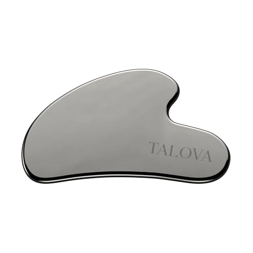 304-Grade Stainless Steel Gua Sha Facial Tool, Easing Facial Tens...