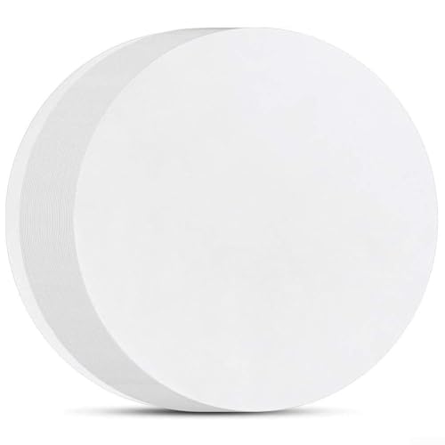 Allthingstore 100 Stück Pergamentpapier Backpapier rund