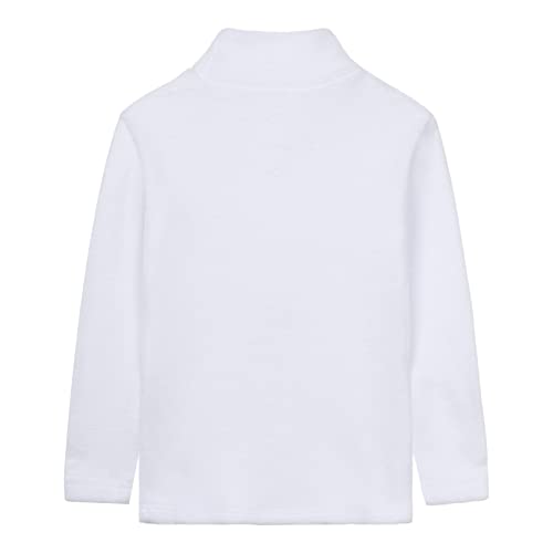 Image of LittleSpring Unisex Boys Girls Polar Fleece Shirt Base Turtleneck Top (2-14 Years)