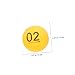 KONTONTY Small Balls Numbers 10pcs Colorful Pong Balls for Party Carnival Christmas Decor