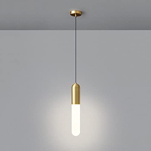 Suspension postmoderne en laiton LED creez une ambiance chaleureuse dans la maison