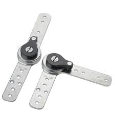Pack of 2 Automatic Armrest Adjuster, Sofa Bed Headrest Adjustable Angle Adjuster,Furniture Hinge Ratchet Folding Connecting Hinges for Sofa Armrest Headrest Angle Adjuster