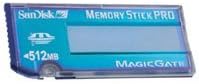 SanDisk SDMSV-512-A10 512 MB MemoryStick Pro (Retail Package)