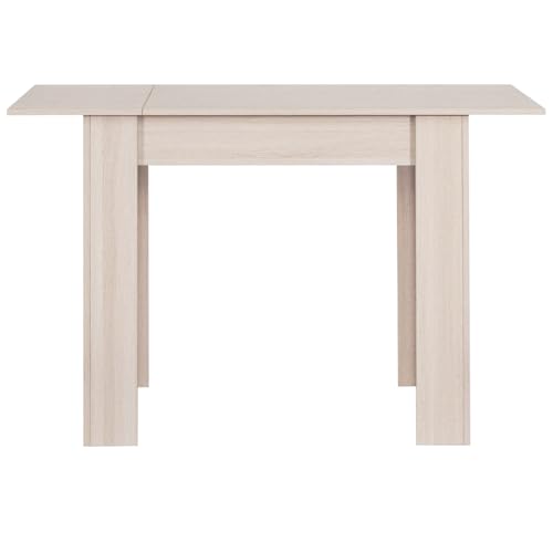 Shally Dogan Tavolo Allungabile Sala Da Pranzo Olmo Da 90 X 60 Cm A 120 X 60 Cm, Design Moderno, Estensibile Salvaspazio, Ideale Per Sala Pranzo, Soggiorno, Cucina, Arredamento Interno (Olmo) - 6