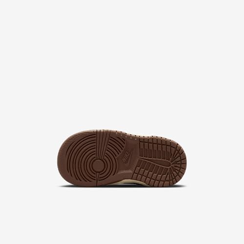 Nike Dunk Low Baby/Toddler Shoes (Black/Cacao Wow/Coconut Milk/British Tan)2