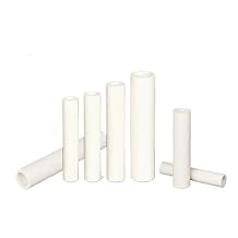 99 Alumina Ceramic Tube Insulated Hollow Tube, High Temperature and Corrosion Resistant Protective Tube2X6X100mm1PCS