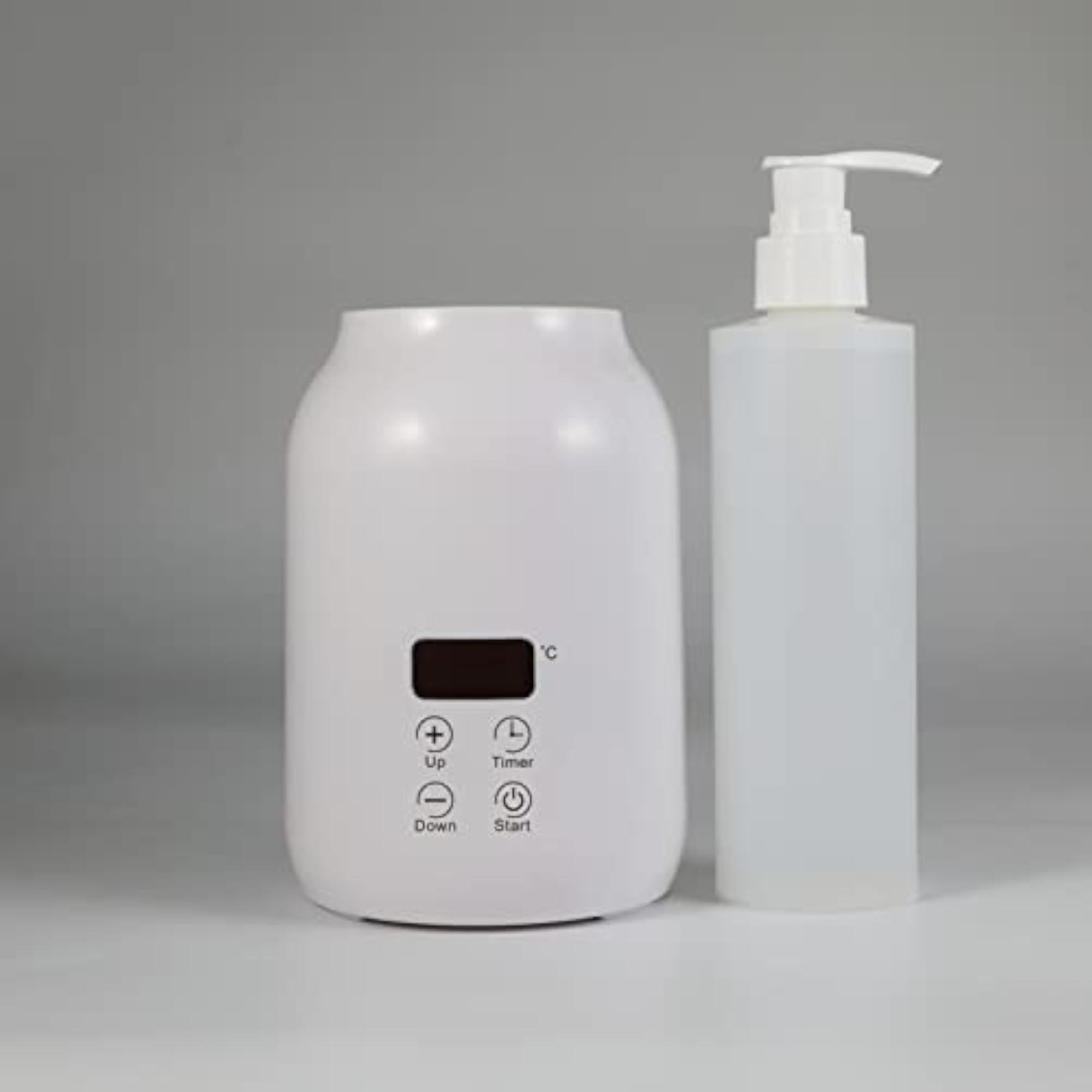Small Multifunction Massage Oil Heater with 2 Empty Bottles