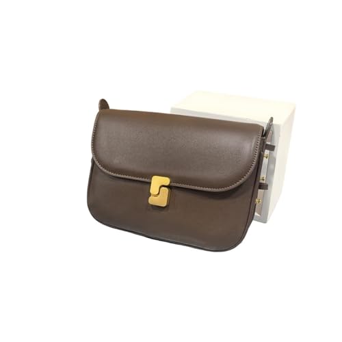 Sac à bandoulière en cuir véritable élégant et intemporel pour femme au style classique