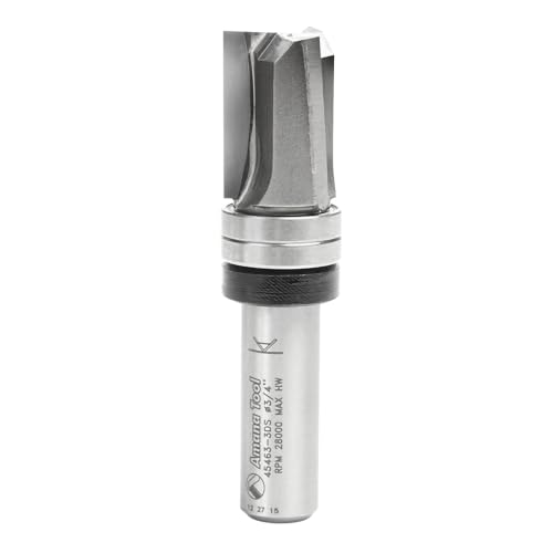 Amana Tool 45463-3DS CT Down-Shear Flush Trim Bit 3/4 D x 1 CH x 1/2 SHK