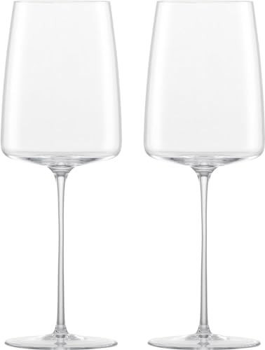 ツヴィーゼル グラス(ZWIESEL GLAS) ワイングラス シンプリファイ 白赤ワイン兼用 軽やかで溌溂としたワイン 2個ペア ハンドメイド m122057